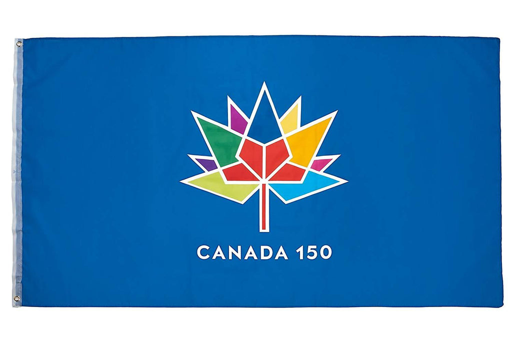 Canada 150-Blue 3'x5' Flag