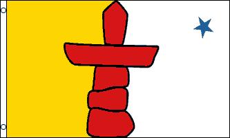 Nunavut 3x5 Flag