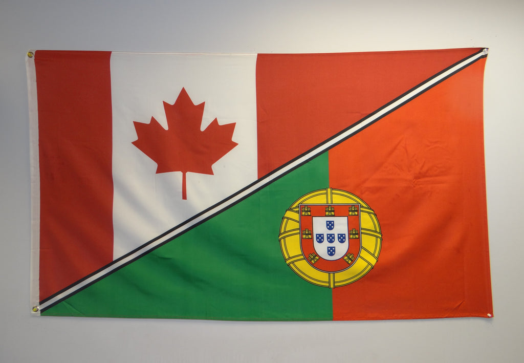 Canada/Portugal 3x5 Flag