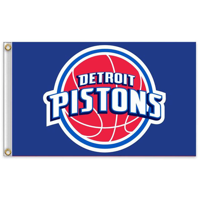 Detroit Pistons 3x5 Flag