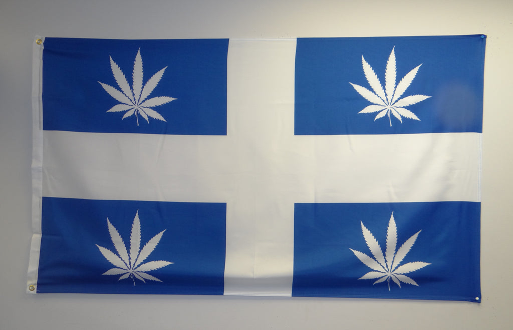 Quebec Marijuana 3x5 Flag