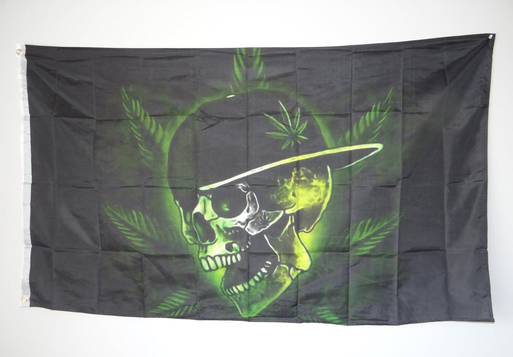 Smoke On Skull 3'x5' Flags