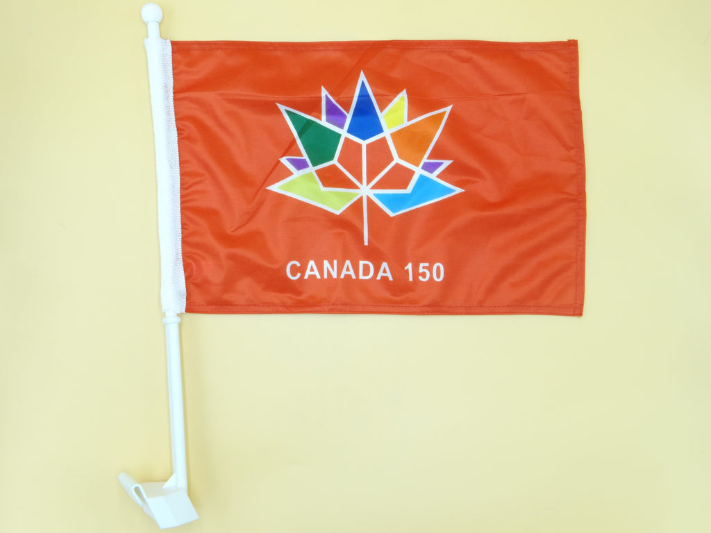 Canada 150 Car Flag