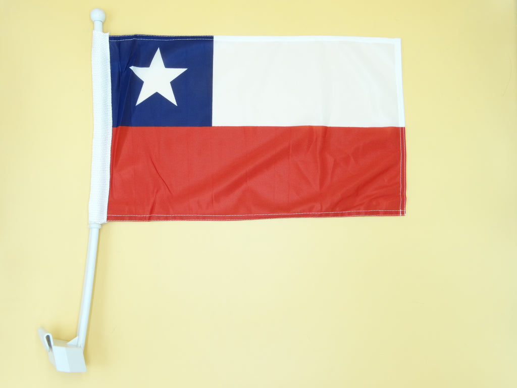 Chile Car Flag