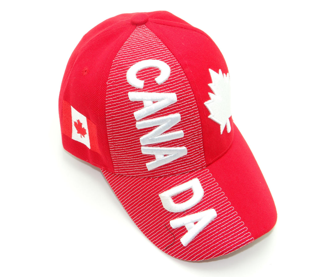 Canada Leaf-Black 3D Hat