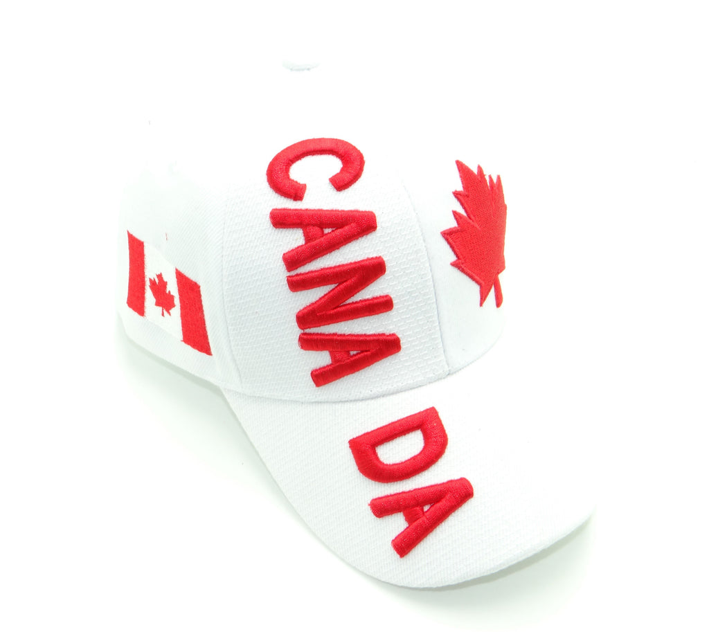 Canada Leaf-Black 3D Hat