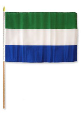 Sierra Leone 12X18 Flags