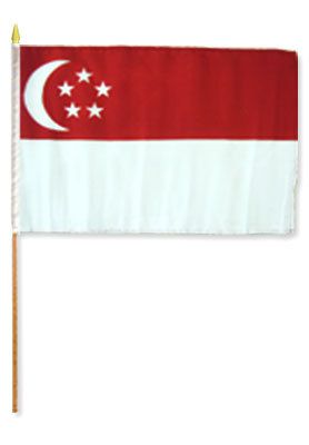 Singapore 12X18 Flags